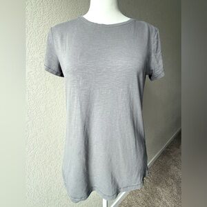 Primary Gray Crewneck Cotton Tee Shirt XS